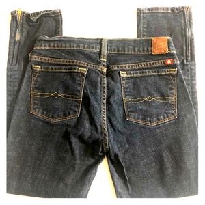 SOLD Lucky brand zipper crop jeans